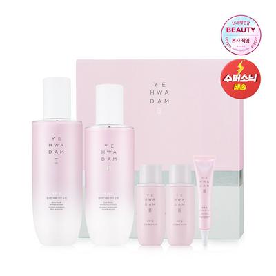 Yehwadam Plum Blossom Vitality 2-Piece Set [Main Product] Sap 160ml, Emulsion 140ml [Internal] Sap 32ml, Emulsion 32ml, Essence 8ml