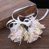 2025 Enchanting Fairy Forest Flower Crown: Beautiful Bridal Headdress and Wedding Dress Accessory