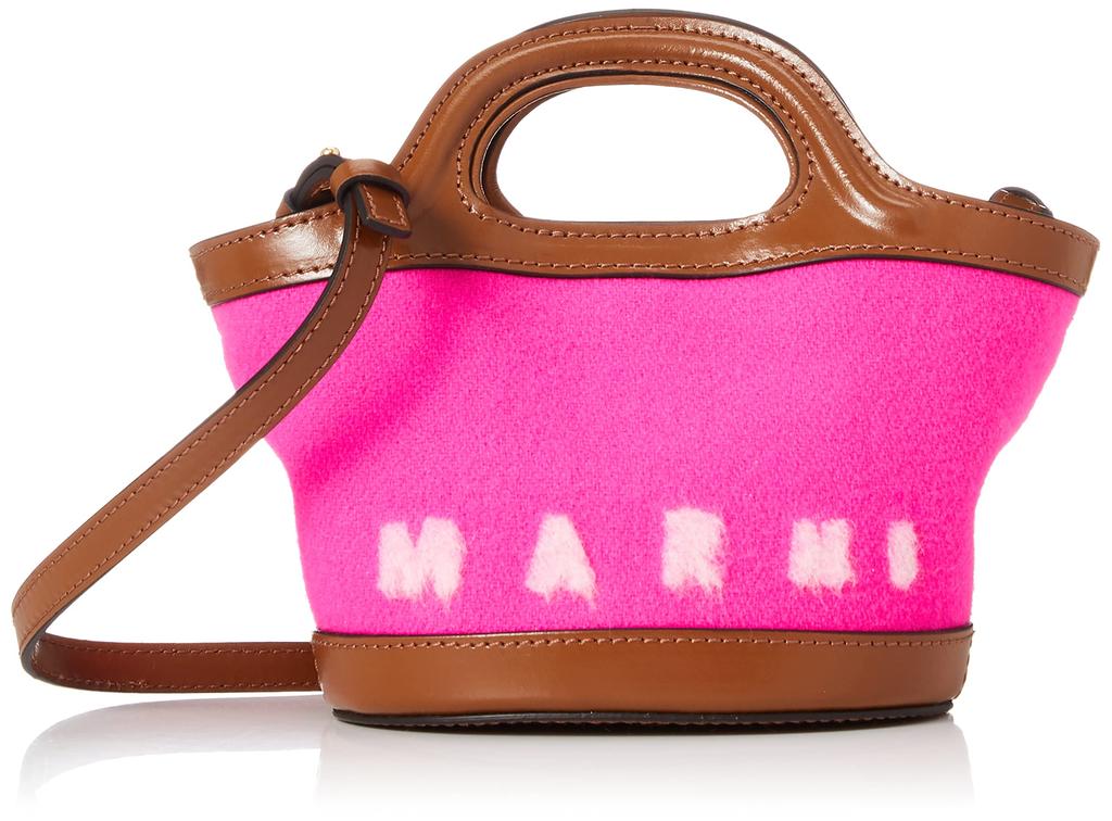 Marni Bucket Bag BMMP0096Q1 P4915 Women's FUCHSIA/MOCA [Used]