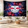 RB Leipzig Football Wall Tapestry, Soft Fabric Wall Hanging, Decorative Backdrop For Bedroom Home Wall Art
