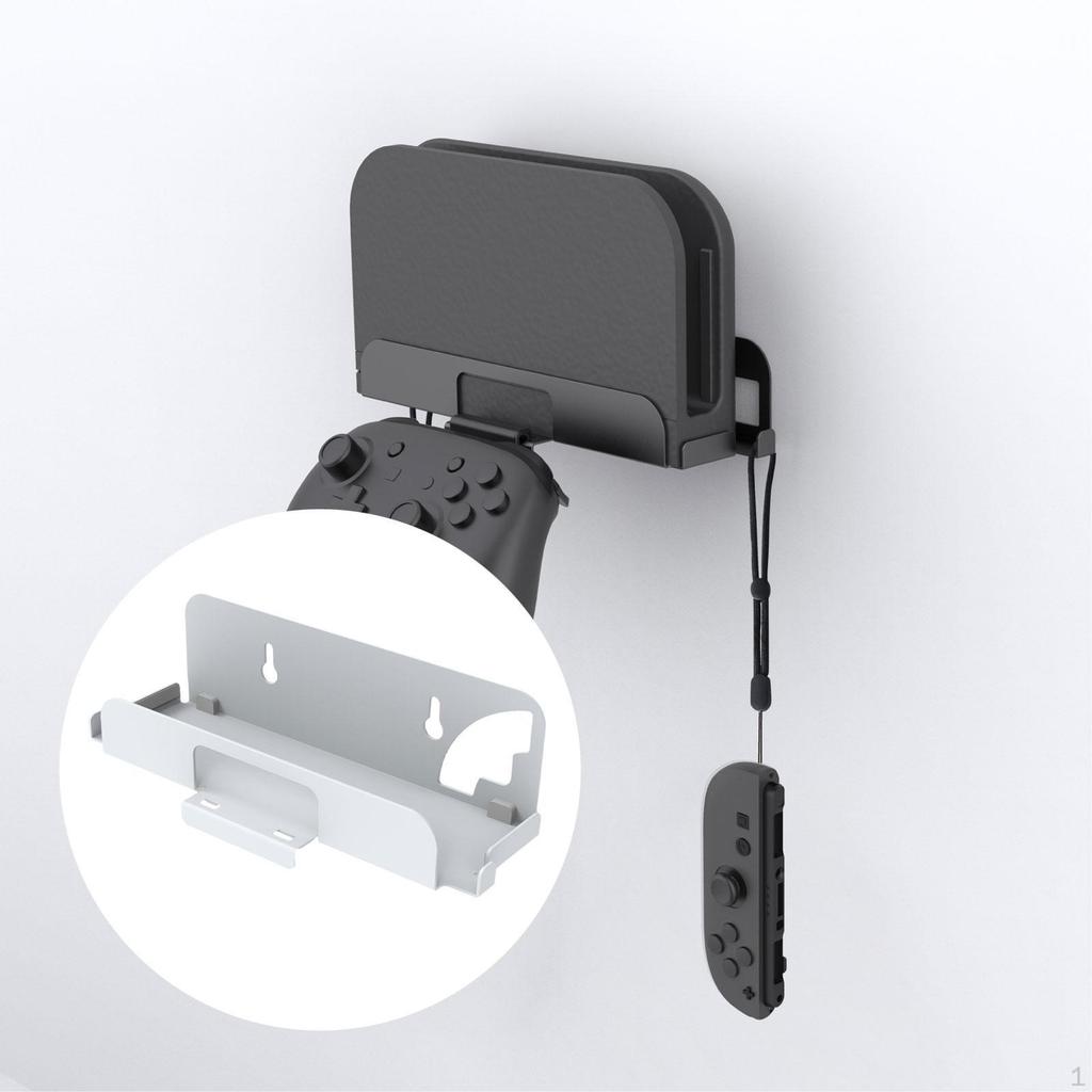 Gaming Console Wall Mount Holder Bracket Easy Installation Stable Organizer Practical Iron