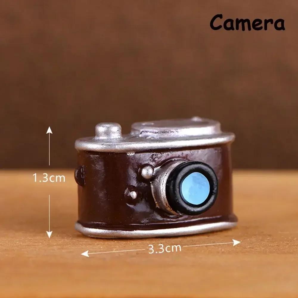 Retro Furniture Figurine Mini Dollhouse Ornaments Model DIY Decoration Craft Miniature Toy Gifts New Home Living Accessories