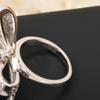 New Hot Brand Vintage Women's Rings Luxury Jewelry For Women Bowknot Type Designer Fashion Pure 925 Silver Lady Party Rings
