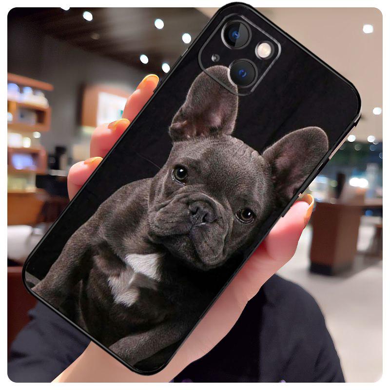 Pug Dog French Bulldog Case For iPhone 14 Pro Max 16 15 11 12 13 17 Pro Max Mini 15 16 Plus 16e 17 Air Phone Cover
