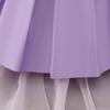 New European & American 1-Year-Old Girls' Bow Princess Dress with Puff Sleeves & Sequined Skirt