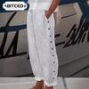 BITCED Damskie Modne Spodnie Casual i Capri