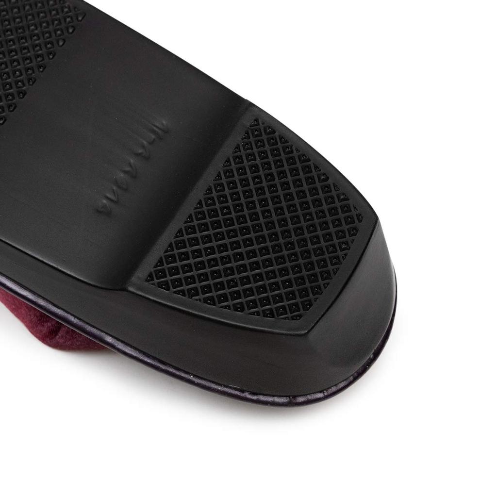 Verschwommene Urethansohle [Kyouetsu] Damen Sandalen, Zehensteg, Stickerei, (04.Lila)