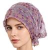 Polyester Embroidered Mesh Sun Hat With Adjustable Fit For Summer Fashion