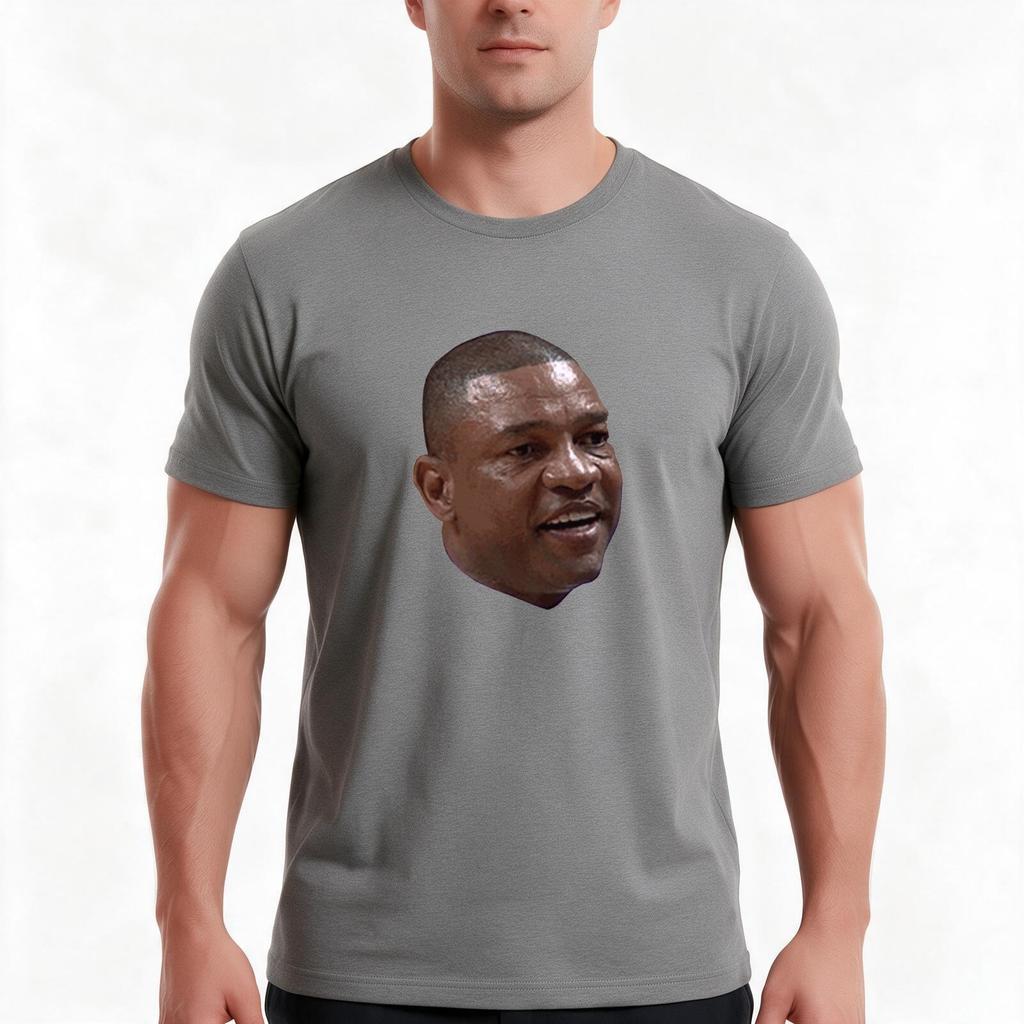 Doc Rivers Confused Face Tshirt Summer Casual Cotton Tee Oversized Streetwear Tops Vintage Graphic Print Unisex Unisex Unisex