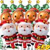 1/50PCS Christmas Foil Balloons Santa Claus Xmas Tree Aluminum Balloon Kids Inflatable Toys Home New Year Birthday Party Decor