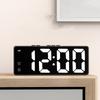 Dual Alarms Digital Clock Mute Electronic Clock Digital Display LED Alarm Clock  Travel