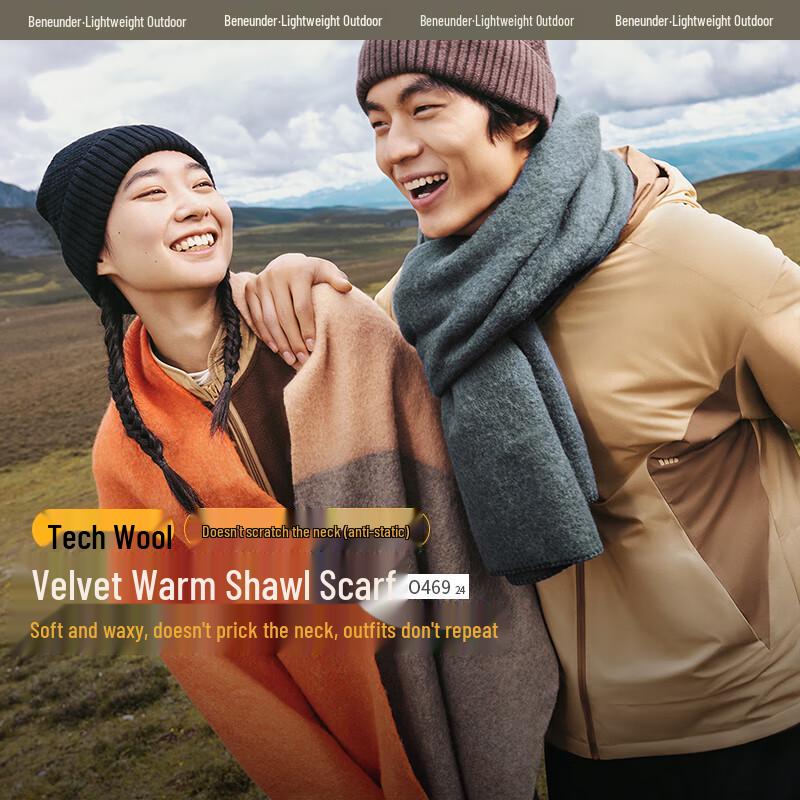 Beneath the Banana Unisex Warm Fleece Shawl Scarf