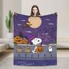 Snoopy Cartoon Dog Pilot Blankets Fleece All Season  Multi-function Lightweight Throw Blanket for Bed Office Bedding Throws