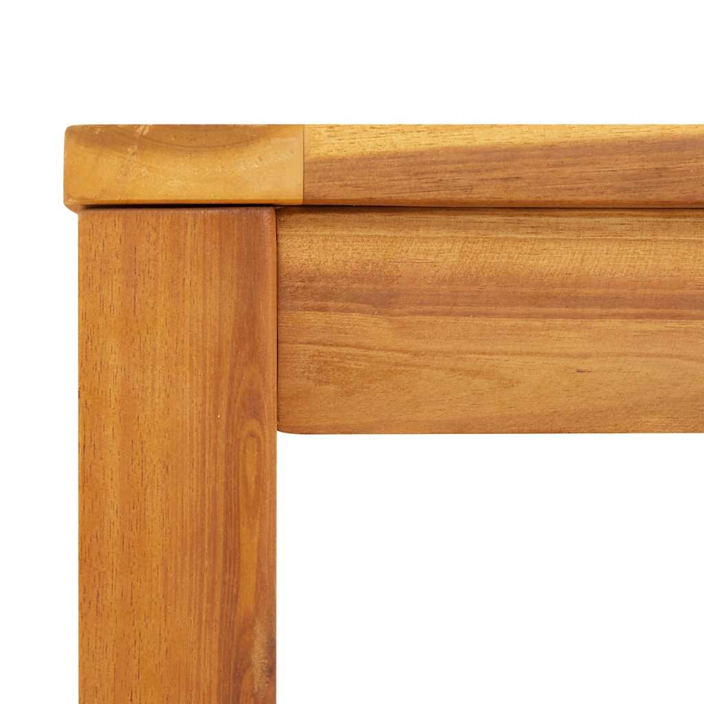 Garden Dining Table 110x55x75 Cm Solid Acacia Wood