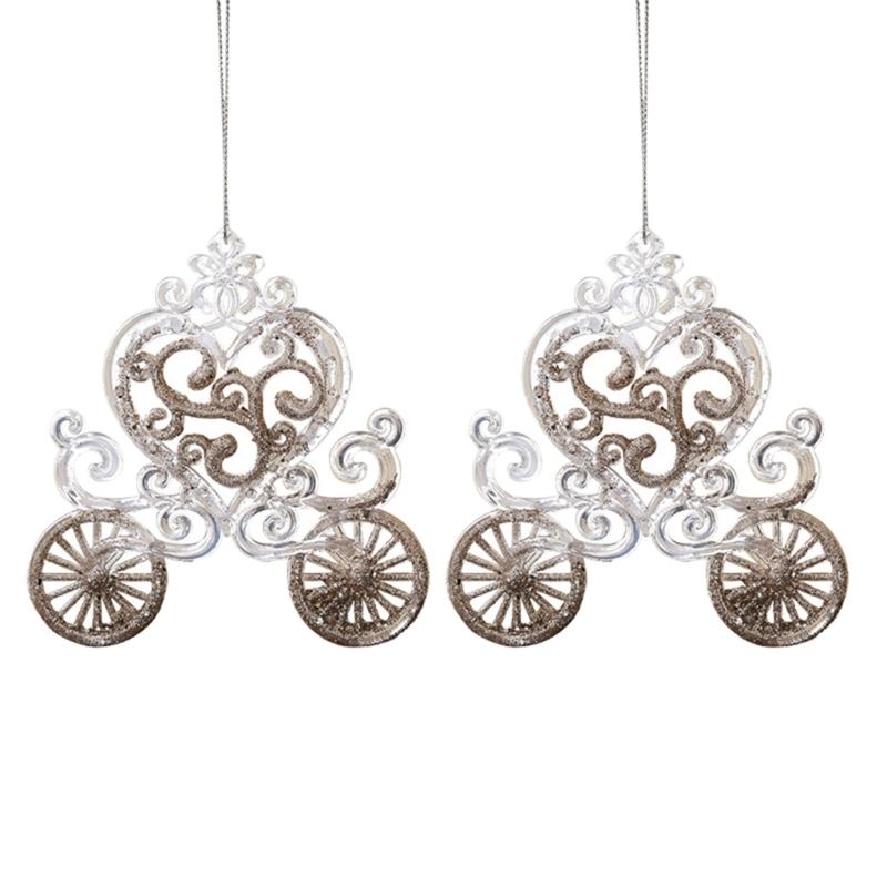 

Elegant Acrylic Christmas Tree Decors Stylish Christmas Bauble for Christmas Tree Ornamentation and Winter Decoration