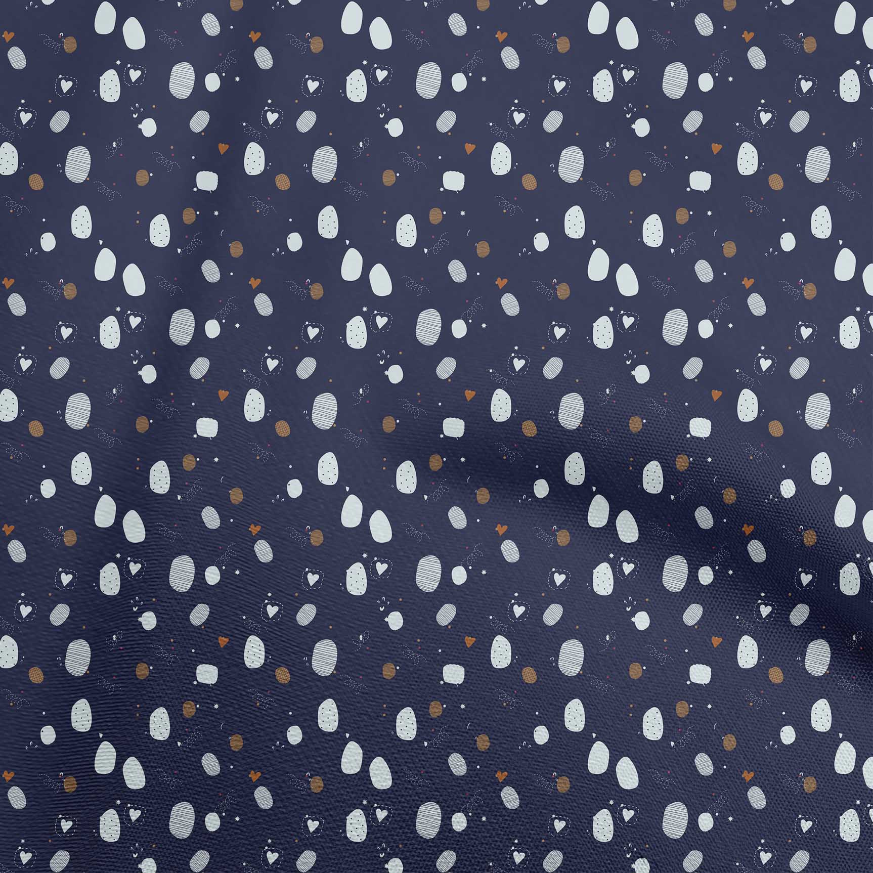 

OneOone Cotton Flex Light Blue Fabric Абстрактне шиття Ремісничі проекти Принти на тканині 40 дюймів 42 Inch Wide - Viscose Chiffon темно-синього кольору