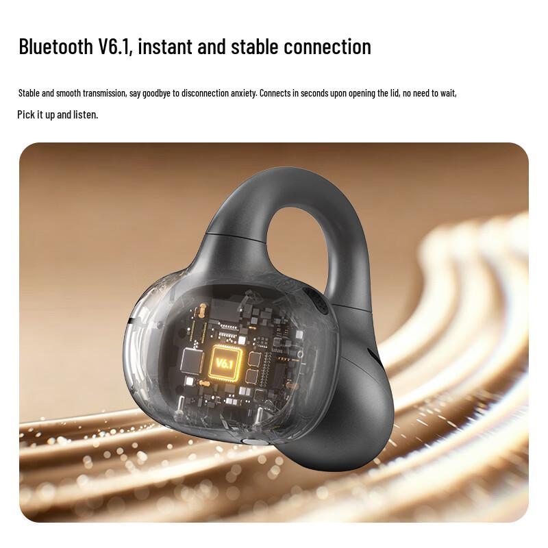 Edifier LolliClip SE Ear-Clip Open-Back Translator Bluetooth Earbuds