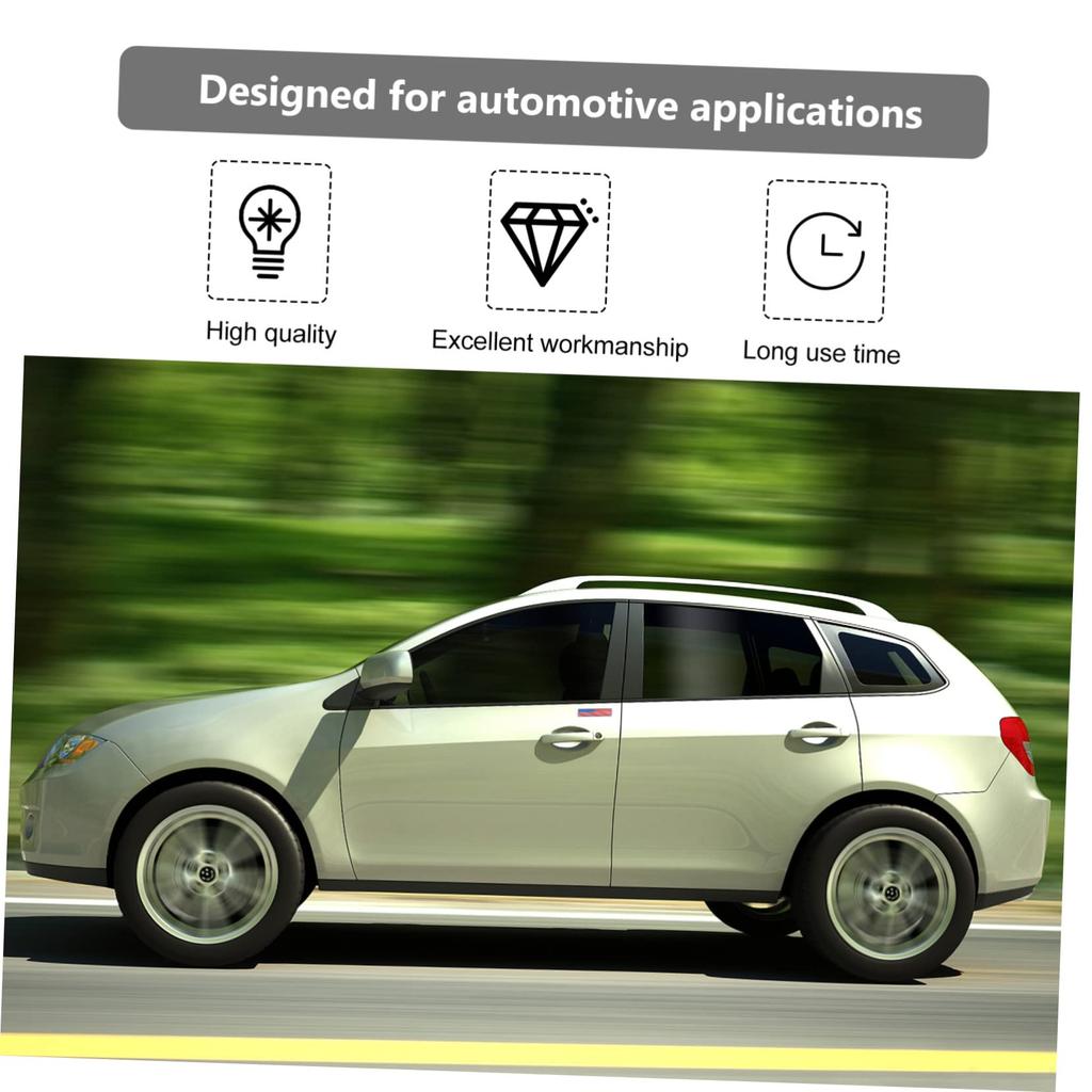 Anneome Car Decoration Sticker Metal Car Sticker Set Easy To Apply Flag Decal for Car