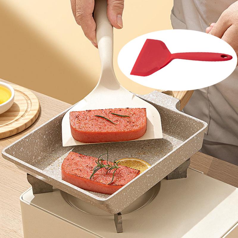 Spatulă Silicon Clătite Lopată Spatulă Omletă Spatulă Turner Pentru Ouă Pește Clătită Antiaderentă Lată Moale Lopată Pizza Răzuitor Bucătărie