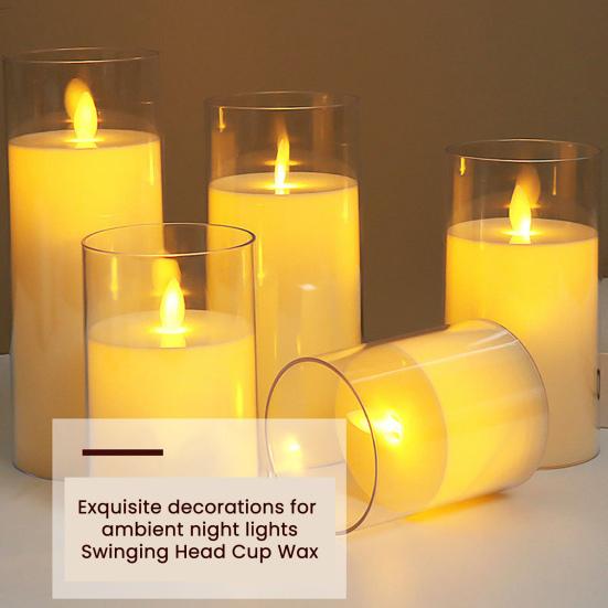 Flickering Flameless Led Candles Battery Operated Fake Electric Led Tea Lights