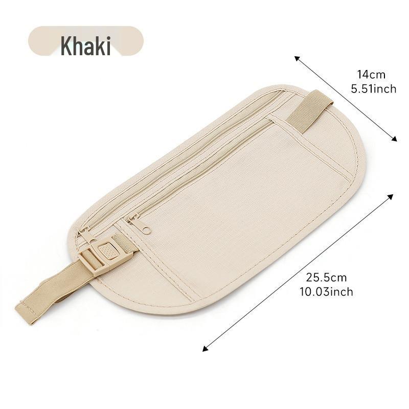 

Унисекс противоугонная поясная сумка для бега: Тонкий уличный спортивный держатель для телефона и паспорта