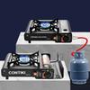 Portable Burner Stainless Steel Camping Gas Stove with Carry Case Outdoor Gas Tank Stove for Outdoor Hiking Camping Road Trips