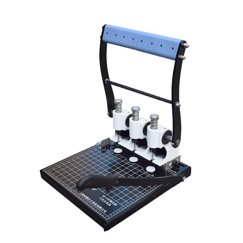 QY-A Manual 3-Hole Binder with Hollow Drill CN plug (adapter included)