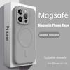 Tekutý silikonový kryt Pro iPhone 16 17 15 14 13 12 11 Pro Max Plus Mini Air Pro Magsafe Magnetické bezdrátové nabíjení Měkký kryt funda