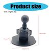 Handfree Use Phone Holder Base with 17mm Balling Joint Secure Sticky Mount Handfree Use for Motorcycle Vehicle Dashboard