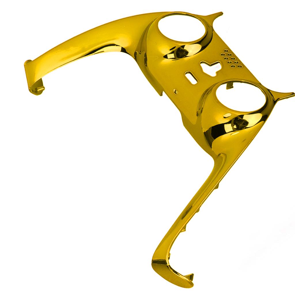 Per Controller PS5 Cover Frontale Fai da Te Clip di Sostituzione Guscio Accessori Decorativi con Copri Joystick Oro