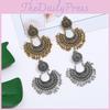 Vintage Ethnic Style Alloy Dangle Earrings With Tassels For Women Summer 2023