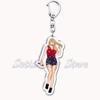 Popular American Singer Acrylic Keychain for Accessories Bag Pendant Key Chain Ring Keychains Jewelry Creative Fans Gifts