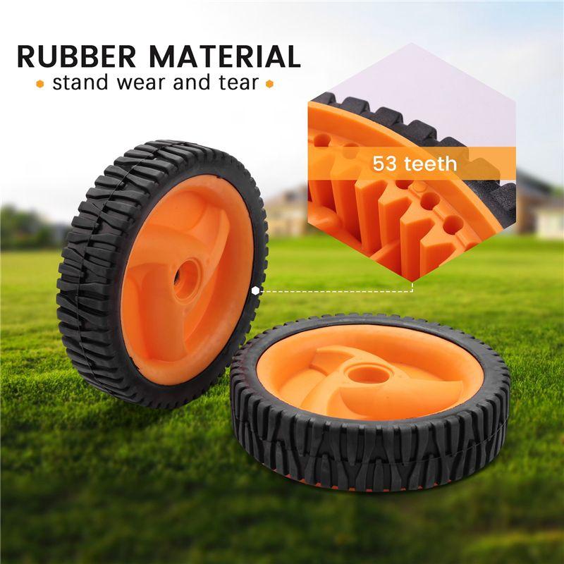 BHBL 2 Pack 196 MM Lawn Mower Wheel for Husqvarnaa 5324025-67, 5324029-36, 532402567, 532402936