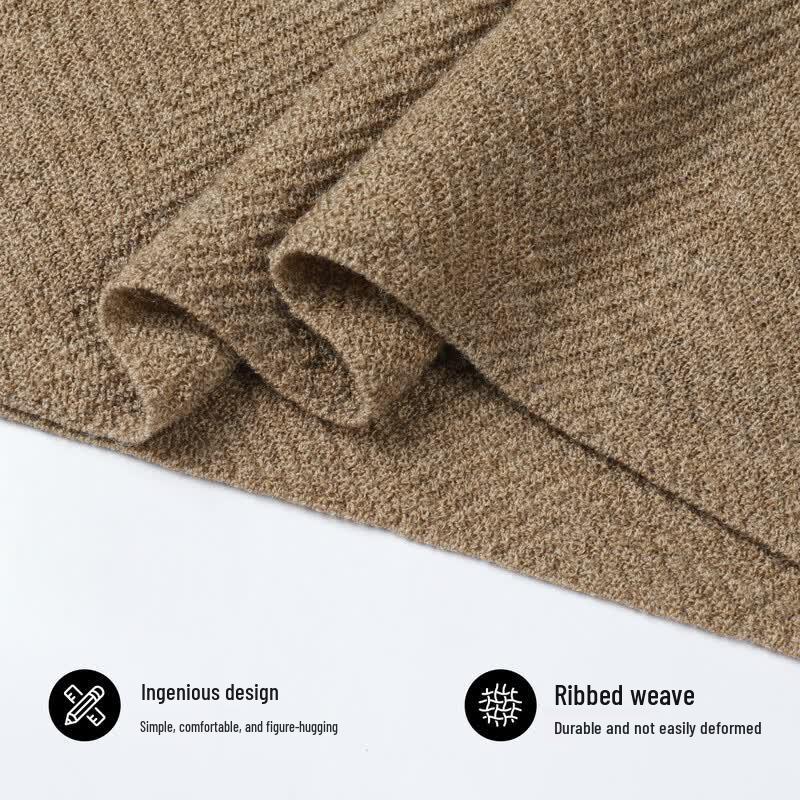 SNOWFLYING Women's 100% Merino Wool Round Neck 3/4 Sleeve Pullover Sweater