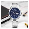 Casio STANDARD Series Business Casual Simple Waterproof Quartz Movement Stainless Steel Strap Japanese and Korean Watch Men's Watch Blue MTP-1384D-2A