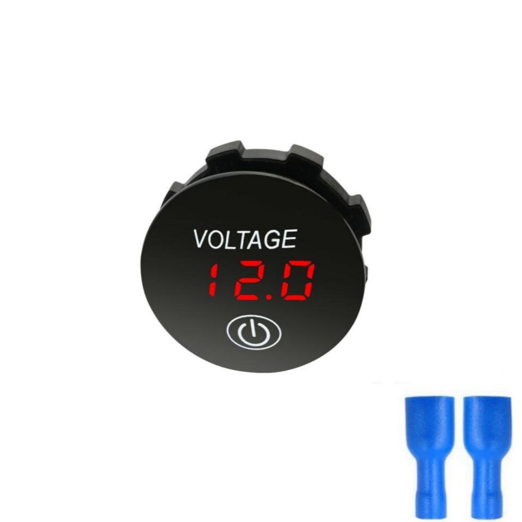 DC 12V Digital Panel Voltmeter Voltage Meter Tester Led Display For Car Auto Motorcycle Boat ATV Truck Refit Accessories