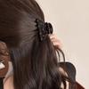 Rhinestone Transparent Acetate Hair Claw Butterfly Rhinestone Hair Claw  Streetwear