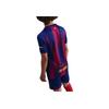 Nike Striped Logo Round Neck Short Sleeve T-Shirt Kids tops Deep-Navy HJ5287-456