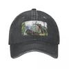 Dinosaur Battle Cowboy Hat Luxury Brand Rave Mens Women's