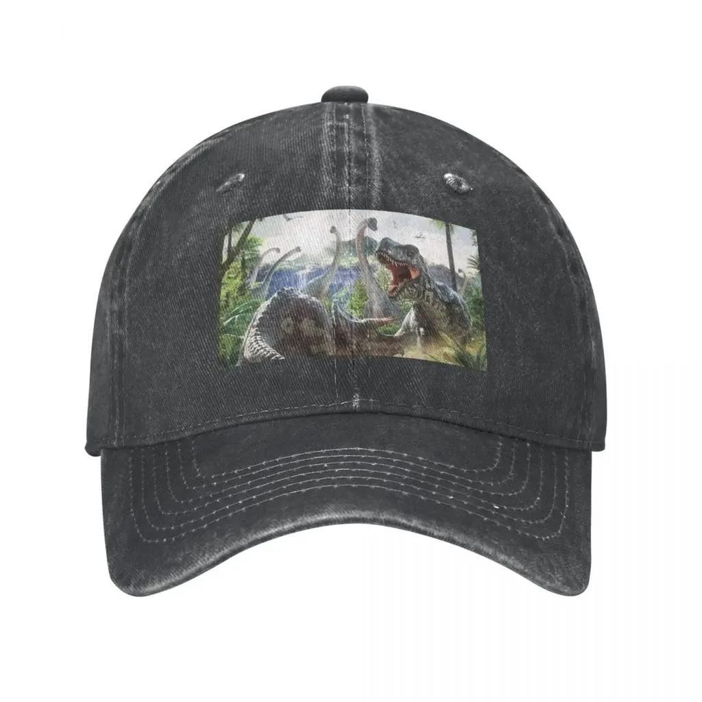 Dinosaur Battle Cowboy Hat Luxury Brand Rave Mens Women's