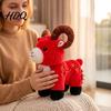 Chinese New Year Mascot Sheep Doll of The Plush Toy Auspicious Cloud Lucky for Kids Embroidery