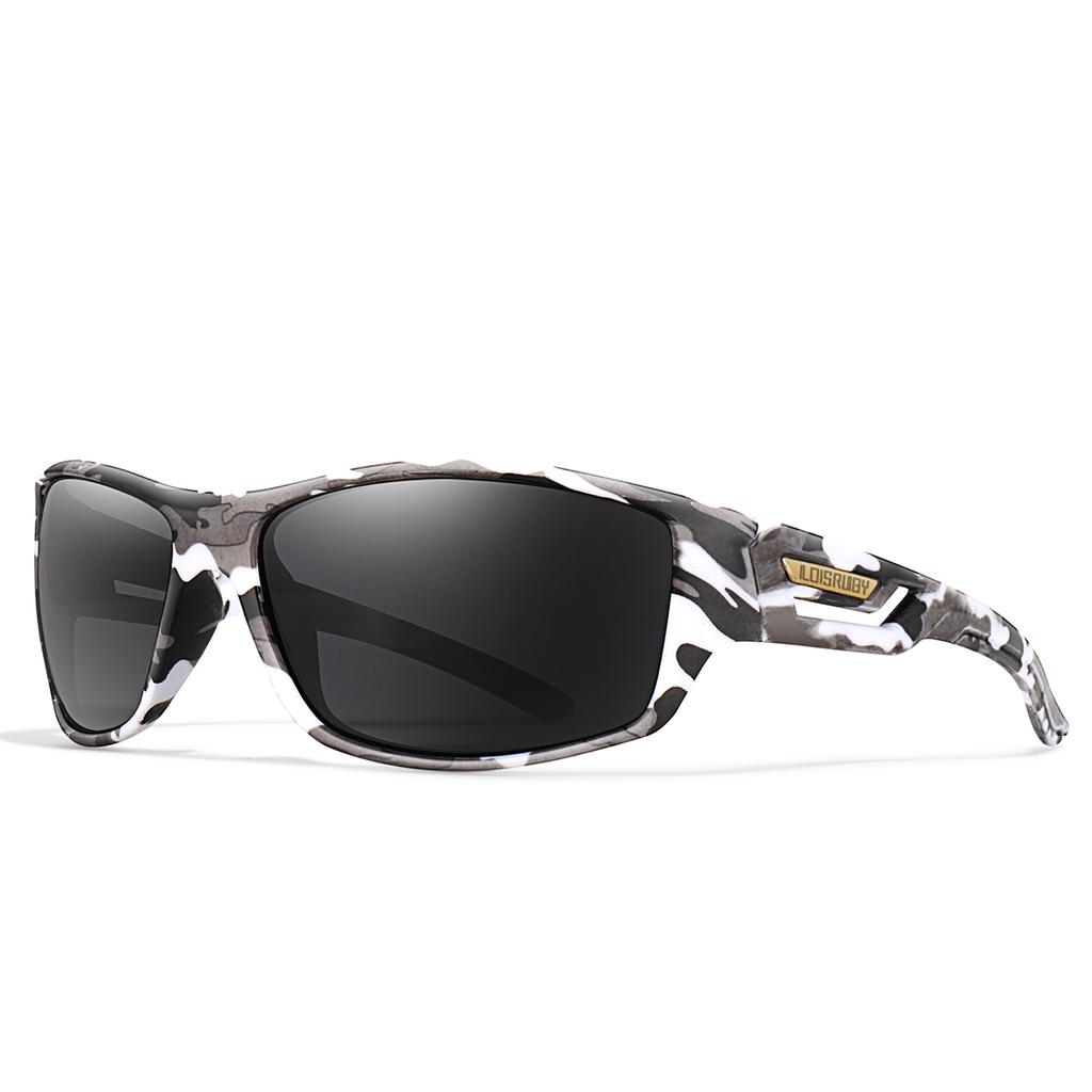 Polarized Fishing Sunglasses Men Camo Military Style Festival Gifts UV400 For Cycling Riding, Running, Fishing And Driving