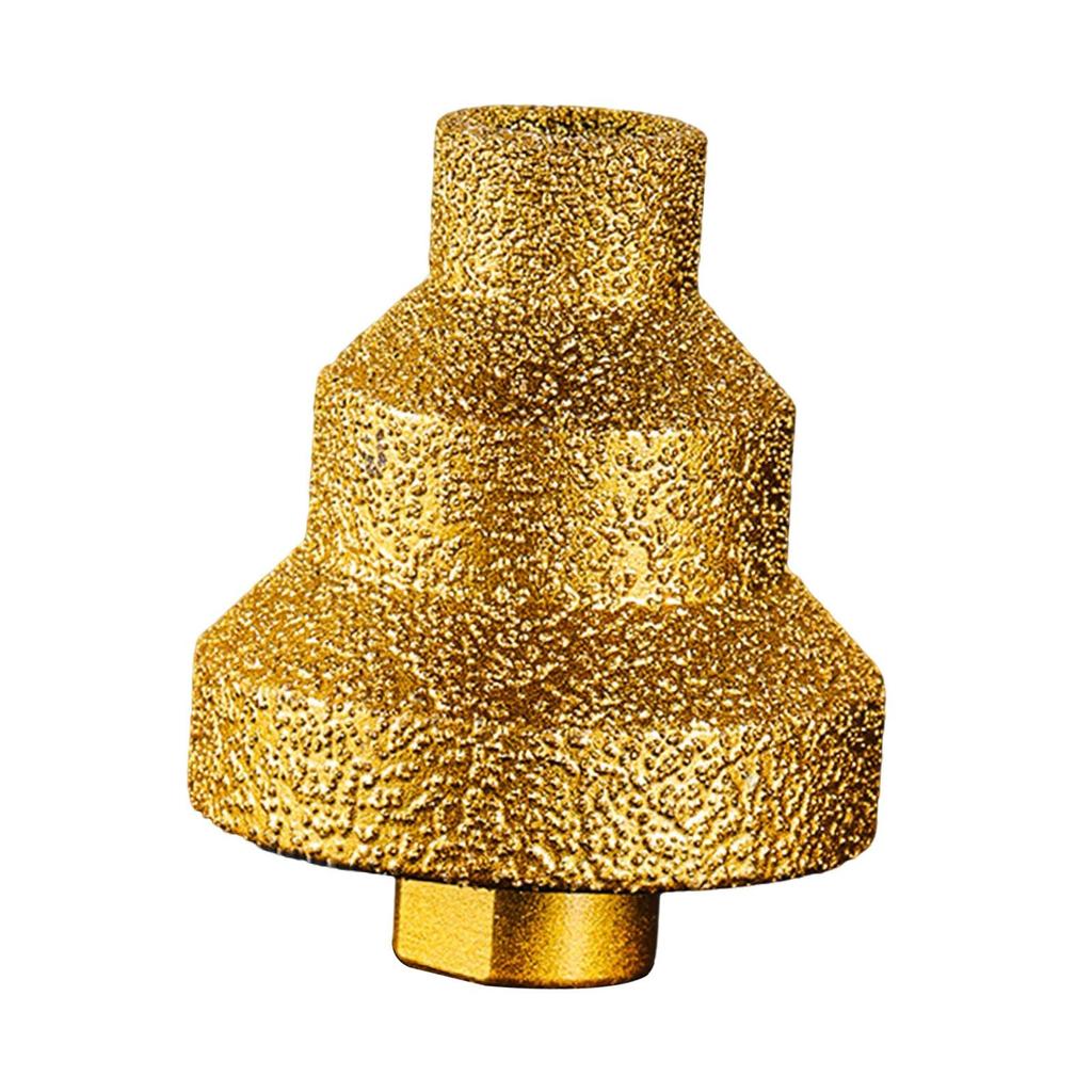 Step Drill Bit Hole Opener Sturdy 20/35/55mm Beveling Chamfer Bit for Granite Marble Trimming Countersinking Chamfering