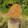 Garden Art Silhouette Bird Shaped Artwork Decoration Garden Metal Animal Outline Silhouette