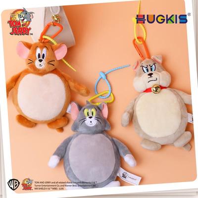 Tom & Jerry Katze und Maus Plüsch Hängeornament mit Stachelfigur