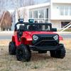 12V 7AH Ride-On Truck Jeep, Kids Electric Car with Parent Remote Control, Spring Suspension, LED Lights, Bluetooth, Music, Red