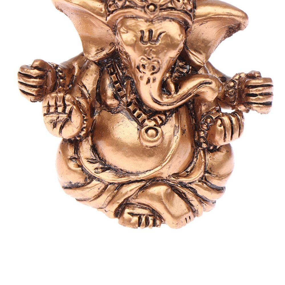Decorative Ganesha Buddha Statue Handicraft Rresin Ganesha Ornaments  Car Decor