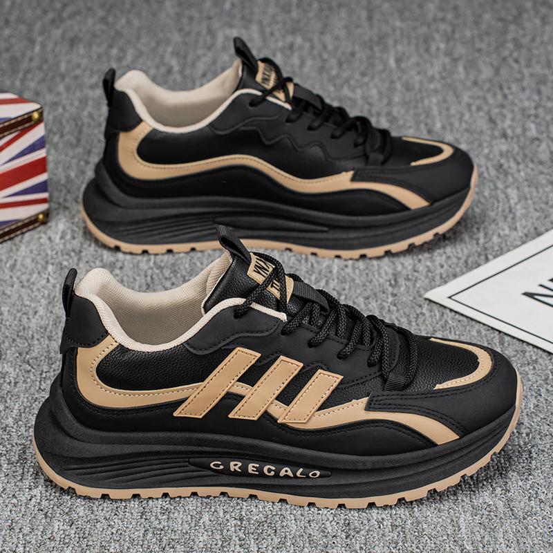 

Нове чоловіче модне повсякденне спортивне бігове взуття для хлопчиків, студентів, трендове чоловіче дозвілля, зручні дихаючі кросівки, великий розмір 39-50 44 чорний