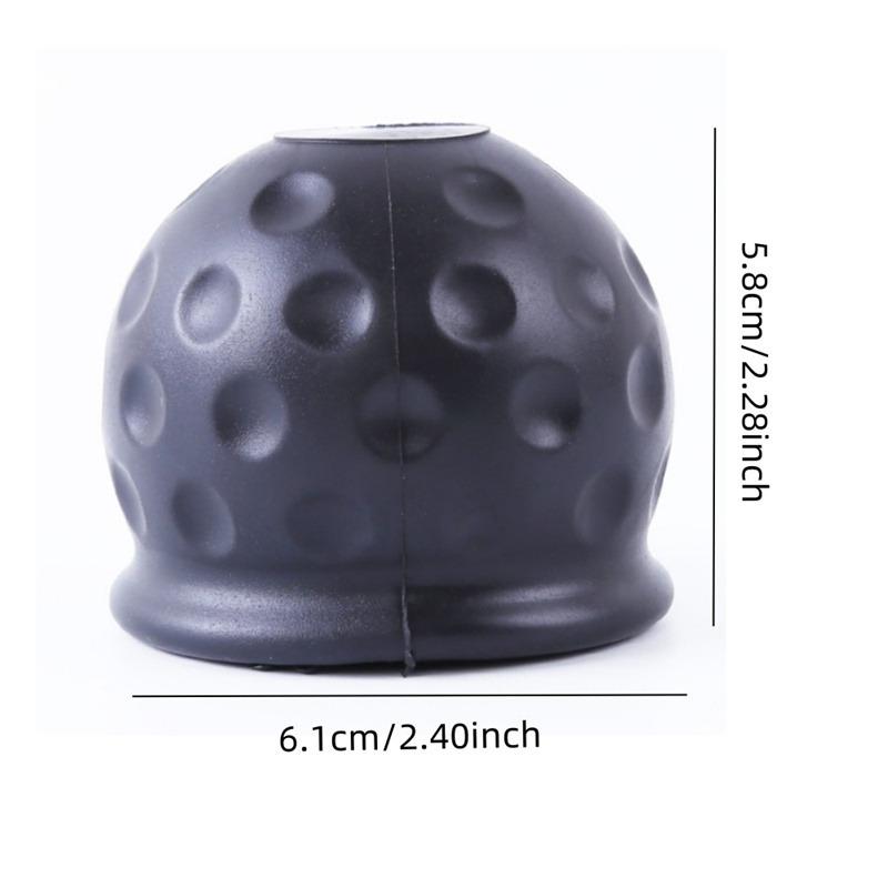 

Новый универсальный резиновый чехол для шаровой опоры фаркопа, защитный чехол для шаровой опоры фаркопа, прицепа-караван чёрный