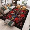 Guns n'roses band retro print carpet fashion home decoration non -slip carpet photography propsmal area rug birthday gift